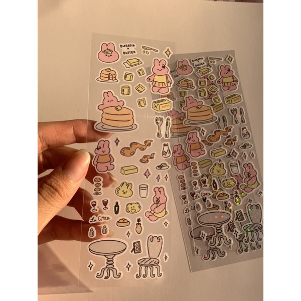 Lacotte | Butter Buratta Sticker Sheet 🧈 nhãn dán trang trí