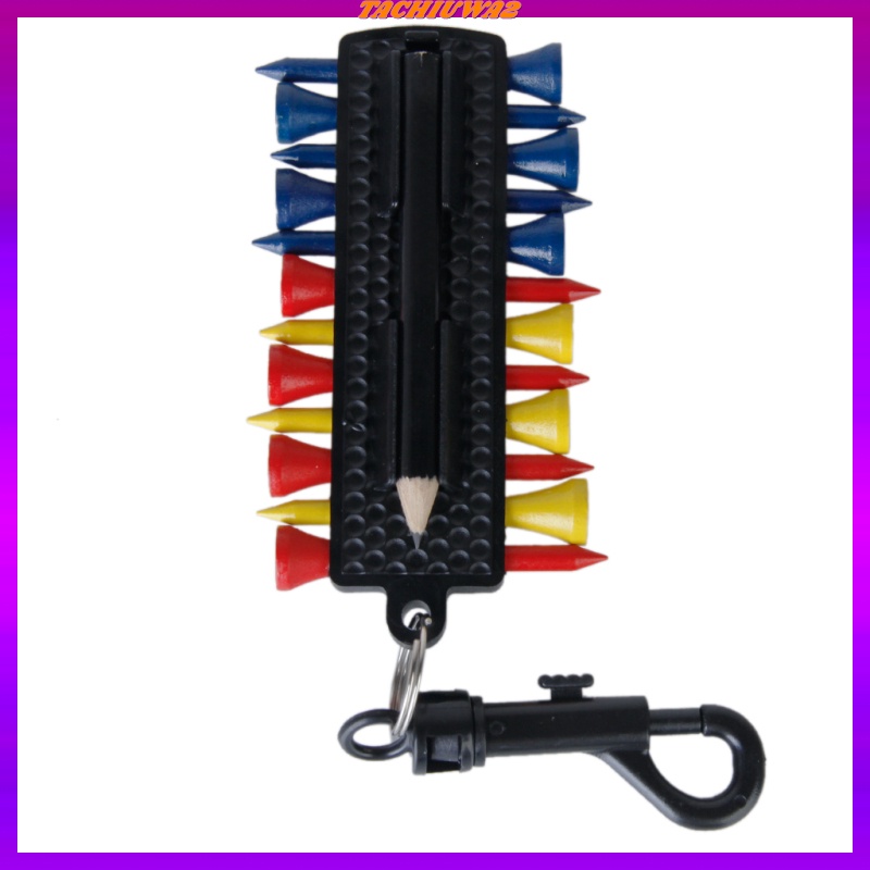 Móc Khóa 12 Giá Đỡ Bóng Golf + 2 Bút Đánh Dấu Tiện Dụng Tachiuwa2