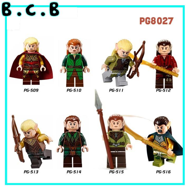 PG8027- Đồ chơi lắp ráp lego và minifigures nhân vật yêu tinh trong phim Chúa tể của những chiếc nhẫn - Lord of the ring