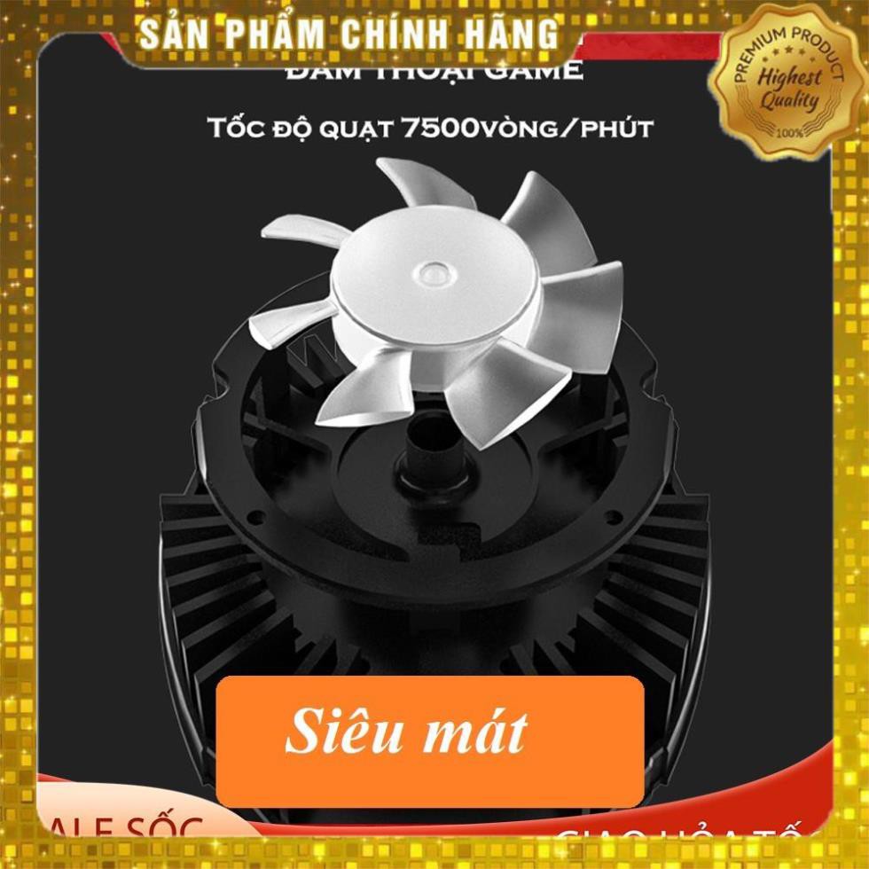 Quạt tản nhiệt Gaming MEMO DL05 thế hệ 5 cho điện thoại sò lạnh tích hợp màn hình led công tắc tắt bật GEMINI SHOP