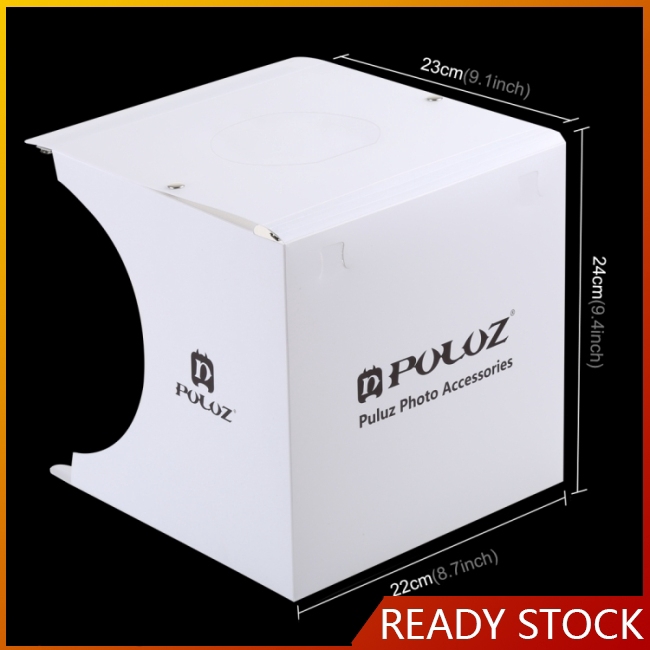 PULUZ Mini Photo Studio Box 20cm Portable Photography Shooting Light Tent Kit for Product Display