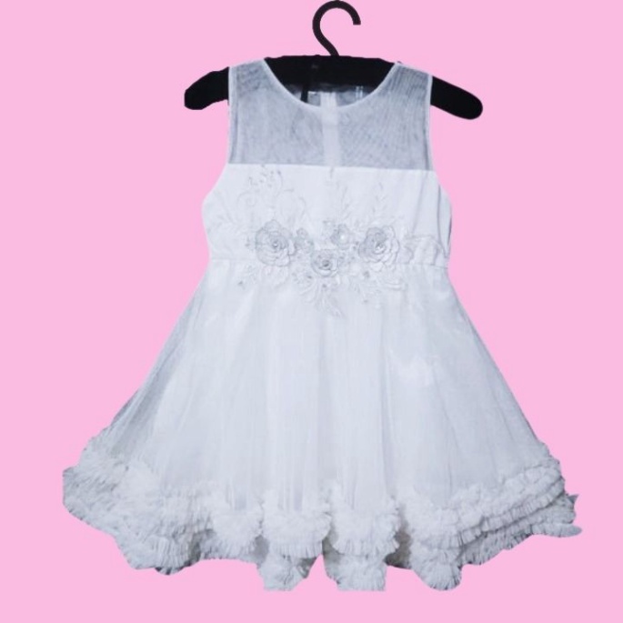 Đầm Công Chúa Bé Gái Size Đại 6 Tuổi 12 Tuổi Thiết kế 2 tầng Ren Cúp Ngực Xinh Xắn