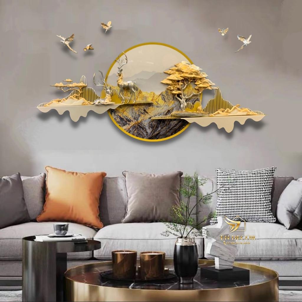 Tranh Phong Cảnh Treo Tường An Phong Cảnh TD09 , Tranh Sắt, Tranh Treo Tường Én Decor