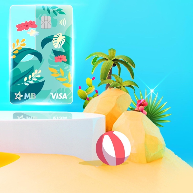 Thẻ Summer MB BANK mùa hè sôi động trẻ trung cá tính