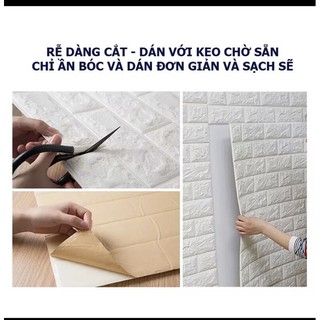 xốp dán tường giả gạch