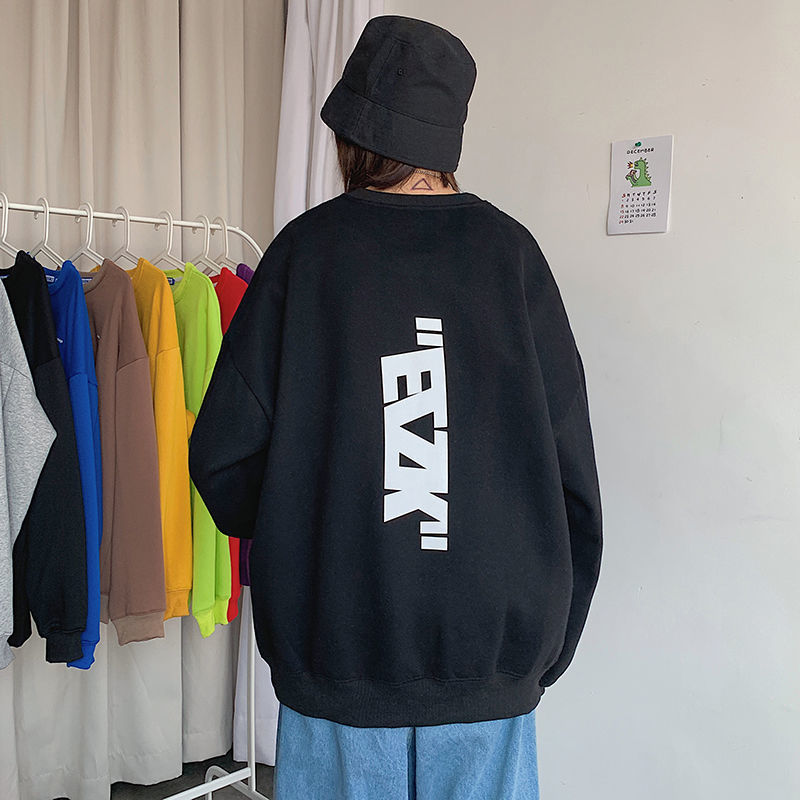 Áo Sweater cổ tròn dáng rộng thời trang năng động cho nam | BigBuy360 - bigbuy360.vn