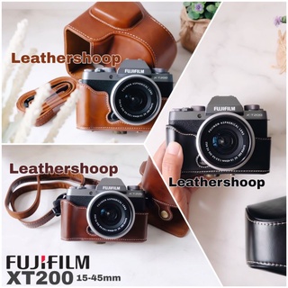 Bao da bảo vệ máy ảnh fujifilm xt200 fuji x-t200 ốp