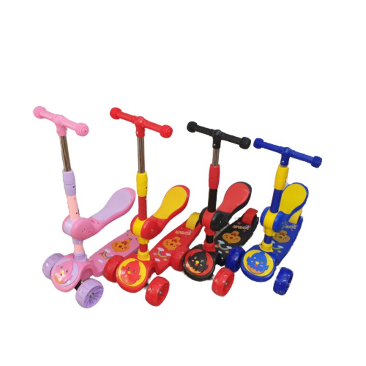 Xe Trượt Scooter 💥 freeship💥 Đa Năng Phát Sáng Cho Bé Từ 2 Đến 8 Tuổi Xe Thăng Bằng Có Nhạc,