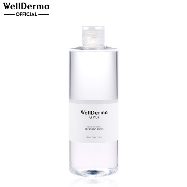 Nước Tẩy Trang Làm Sạch, Cung Cấp Độ Ẩm Wellderma G Plus Moisturizing Cleansing Water 500ml