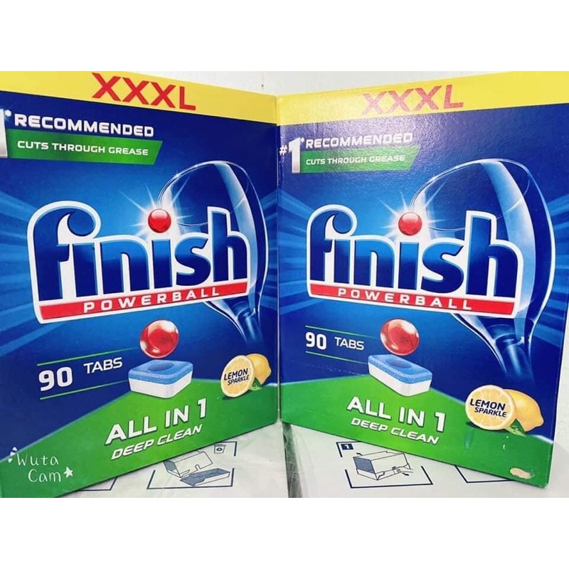 Viên rửa bát Finish All in one 90 viên