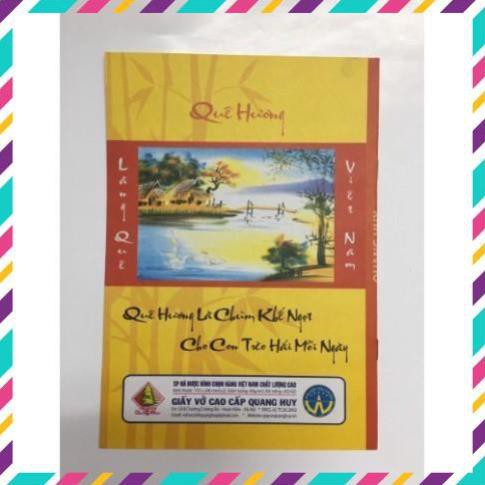 [ GIÁ SỈ] Combo 10 Quyển Vở Kẻ Ngang Quang Huy 80 Trang Vở Học Sinh, Từ Thiện Bìa Vàng Giấy Độ Trắng Cao MẪU MỚI