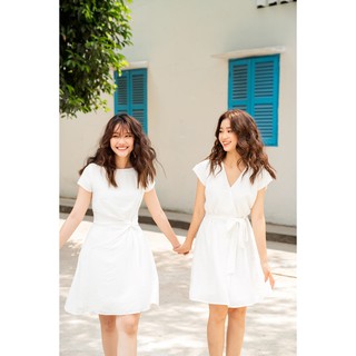 OLV - Đầm kiểu Wrapping White
