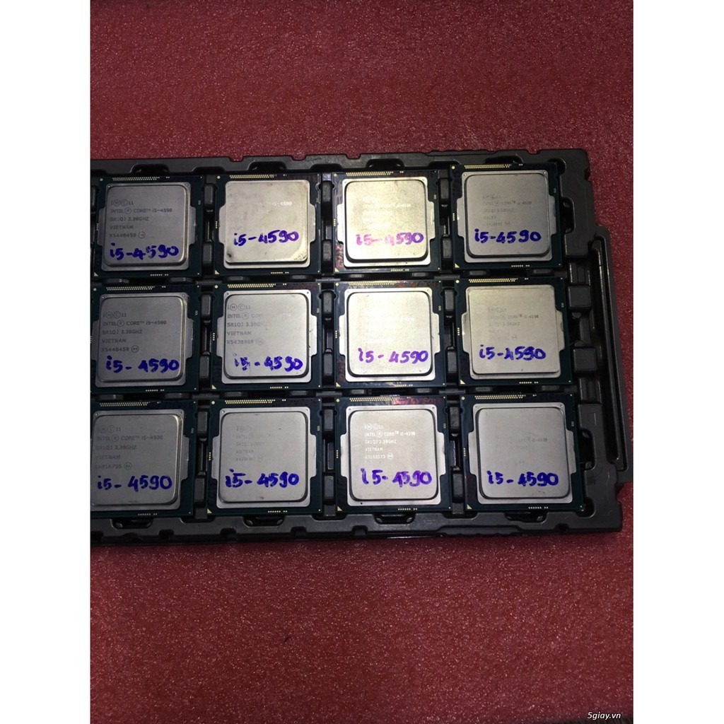 Bộ vi xử lý core i7 4790 / intel core i5 4590 sockeet 1150. kèm keo tản nhiệt. hàng bao zin đã test kiểm tra chất lượng