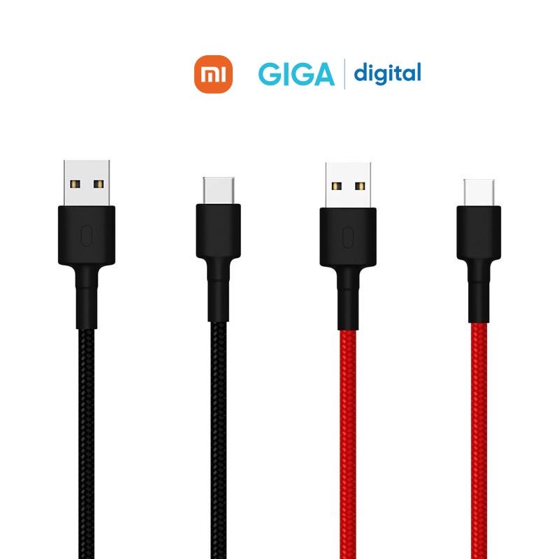 Cab/ Cáp Xiaomi Type-C chính hãng cho Redmi 10C, Xiaomi 11T, tai nghe Xiaomi - Cab bọc dù chống rối