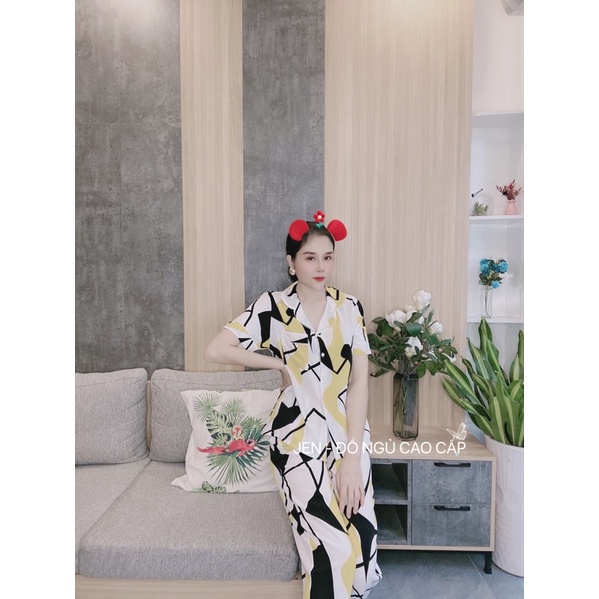 [CHÍNH HÃNG][Ảnh thật]Bộ Pyjama dài Latinh JEN mát lạnh | BigBuy360 - bigbuy360.vn