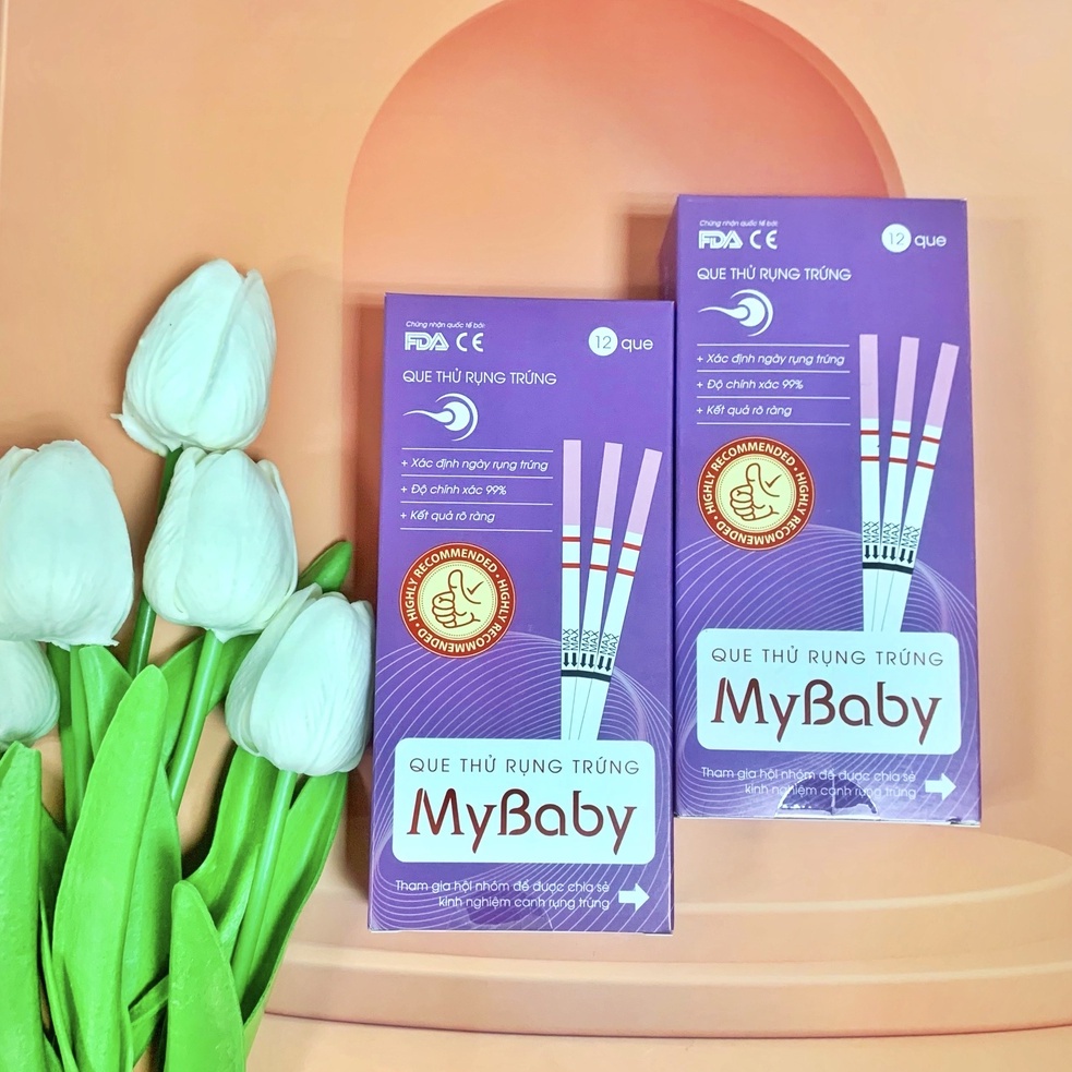 Hộp 12 Que Thử Rụng Trứng Mybaby Giá Rẻ - Chất Lượng - Chính Hãng