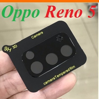 Kính cường lực camera OPPO Reno 6 5G Reno 5 Reno5 Reno 4 Reno 4 pro viền đen loại xịn