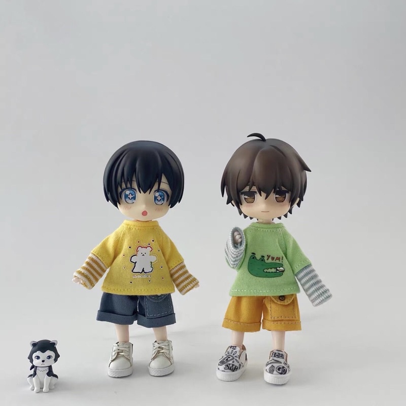 Link lẻ áo dài tay cho ob11, bjd 1/8