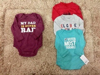 Set 4 carter xuất dư size 3M