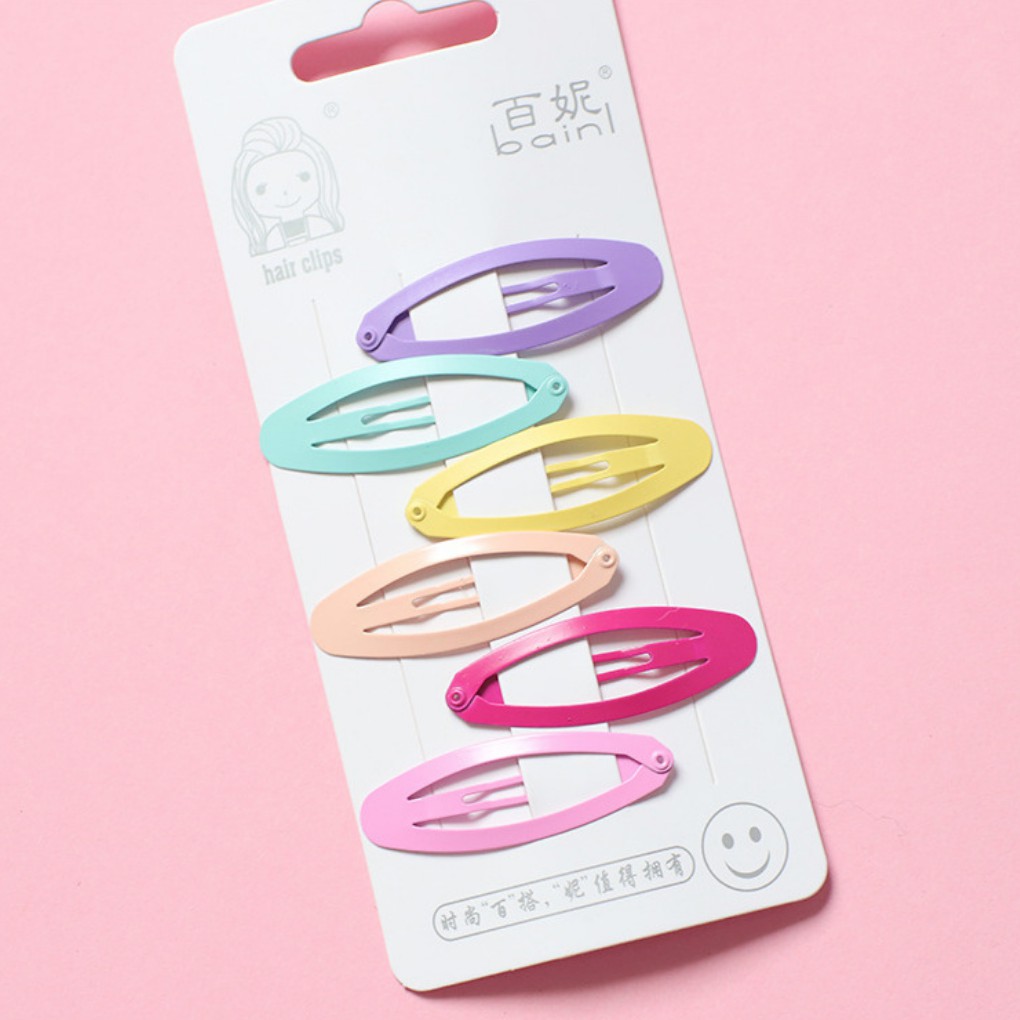 Set 6 kẹp tóc bẻ Mua Tất phong cách Hàn Quốc (muatatshop)