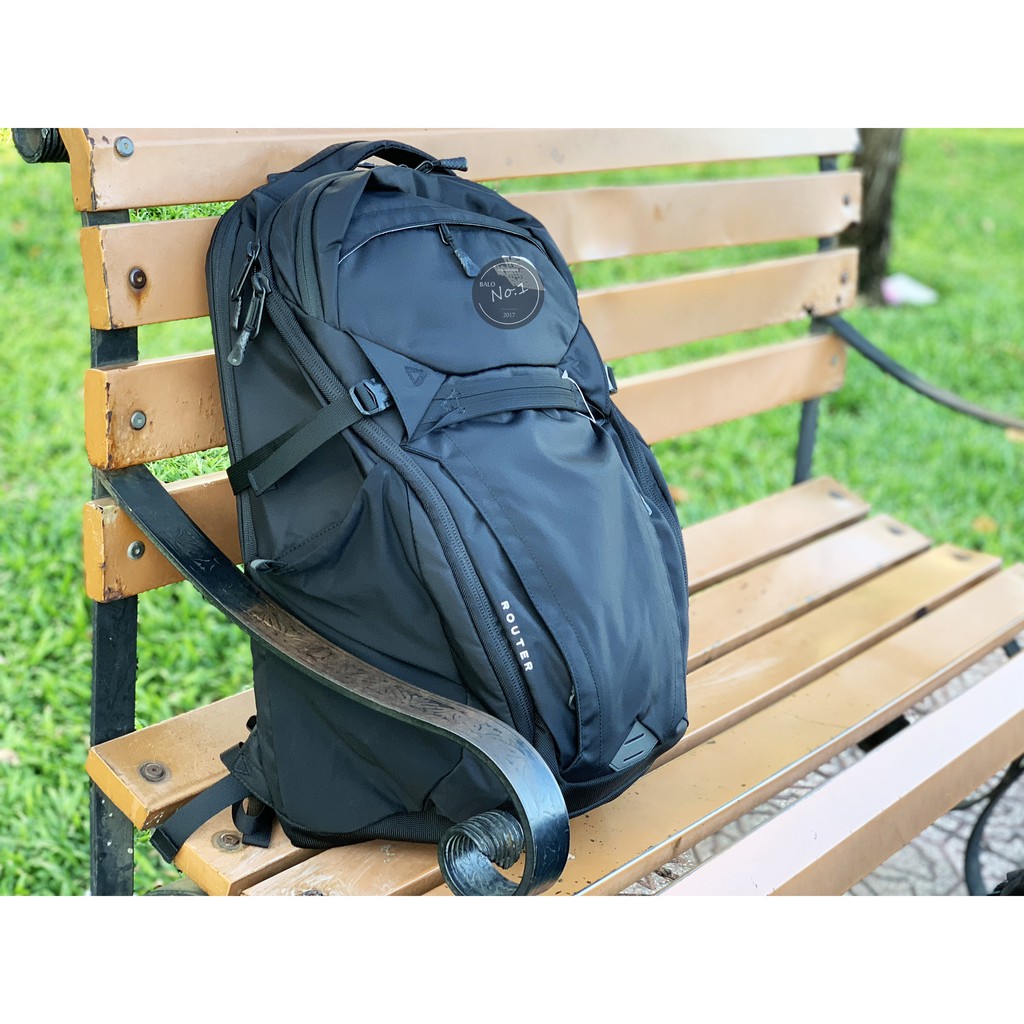 Balo unisex 🍀FREESHIP🍀 T.N.F Router Transit 2018 - Màu Black