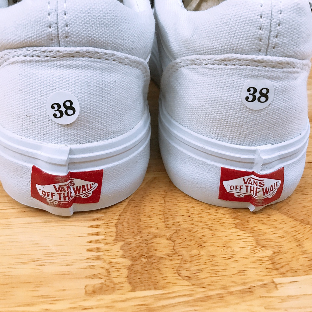 Giày thể thao nam nữ 𝐕𝐚𝐧𝐬 𝐎𝐥𝐝 𝐒𝐤𝐨𝐨𝐥 trắng full, size 36-43.