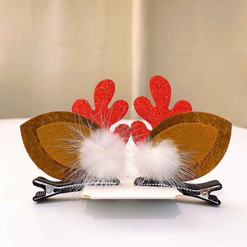 Kẹp Tóc Giáng Sinh, Noel Hình Cây Thông, Tuần Lộc,... Dễ Thương