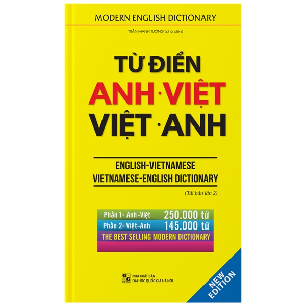 Sách Từ Điển Anh Việt - Việt Anh - Bìa Cứng (Tái Bản 2022)