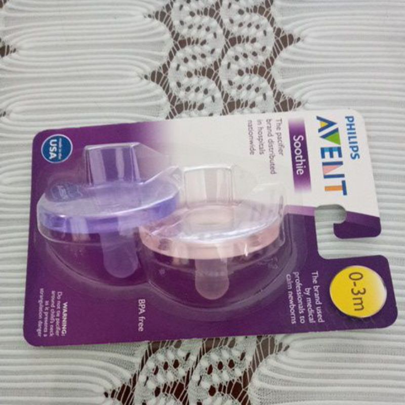 Set 2 Ty ngậm Avent mềm cho bé sơ sinh