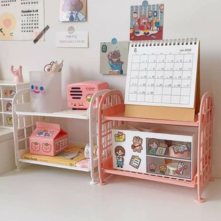 Kệ 2 Tầng Trang Trí Góc Học Tập Làm Việc