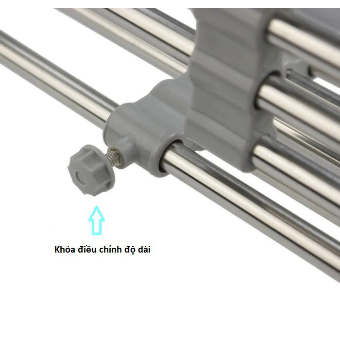 Giá INOX co rút bồn rửa bát, giá để hoa quả, giá để ra bồn rửa bát, giá inox co rút để bồn rửa bát(siêu hot)