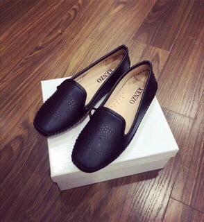 Giày slip on da lì mềm (ảnh thật, có video)