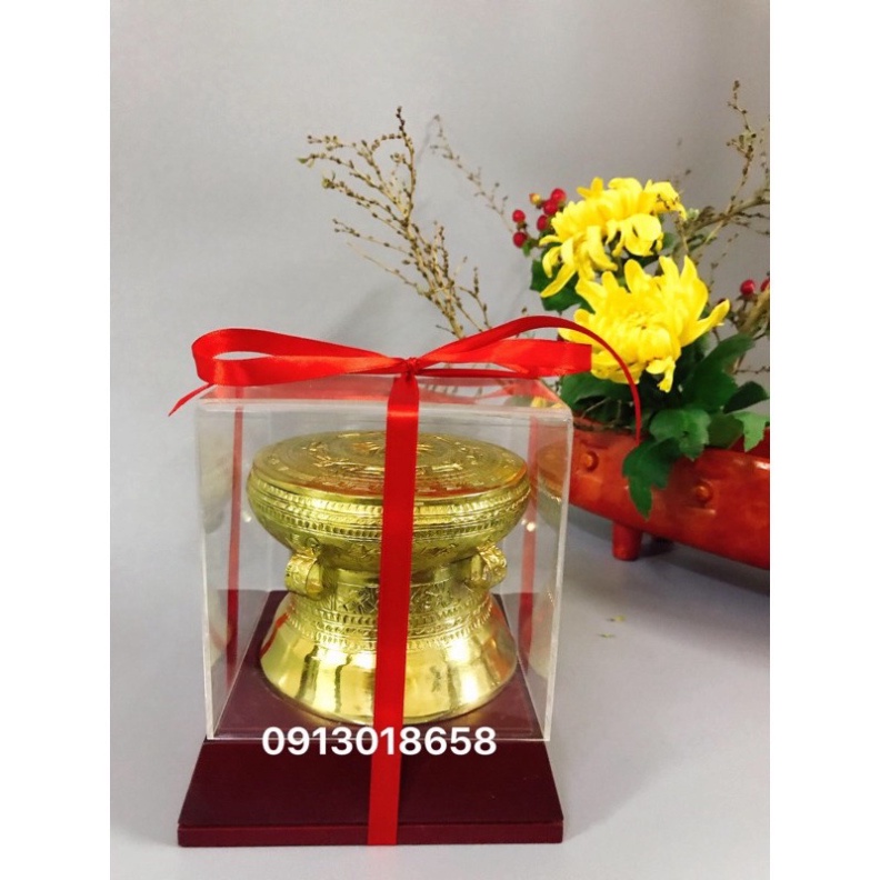 Trống đồng quà tặng, để bàn