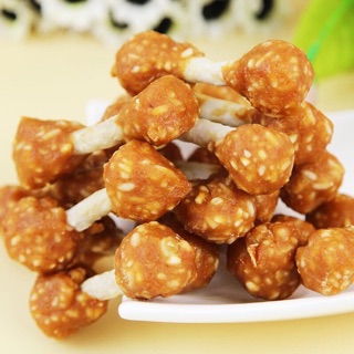 Xương sữa quấn gà nướng CHO CHÓ MÈO