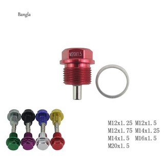 🔥Bl🔥 M12 M14 M16 M20 Từ Dầu Sump Đai Ốc Thoát Nước Cắm Vít Cho Xe Honda Mazda Suzuki
