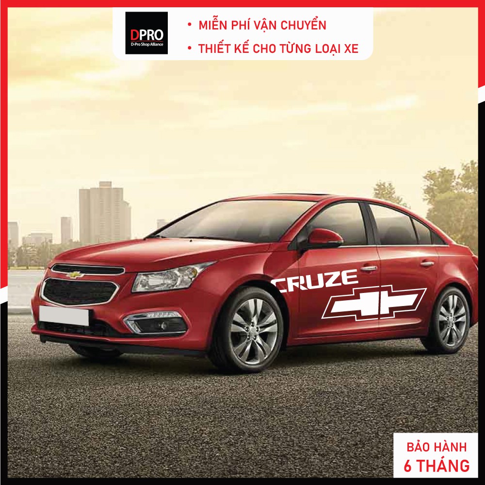 Tem xe Cruze kiểu dáng thể thao đường phố - decal cruze