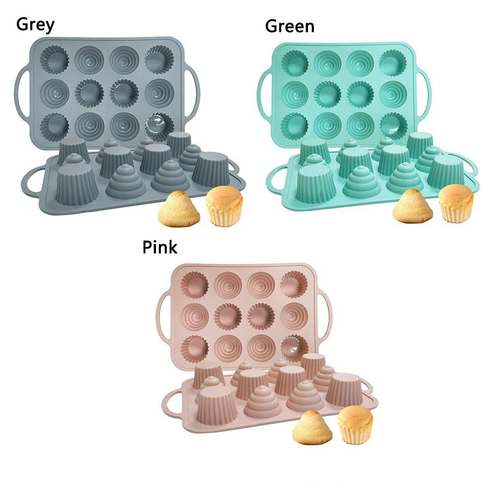 Khuôn Làm Bánh Muffin 12 Ngăn Tiện Dụng