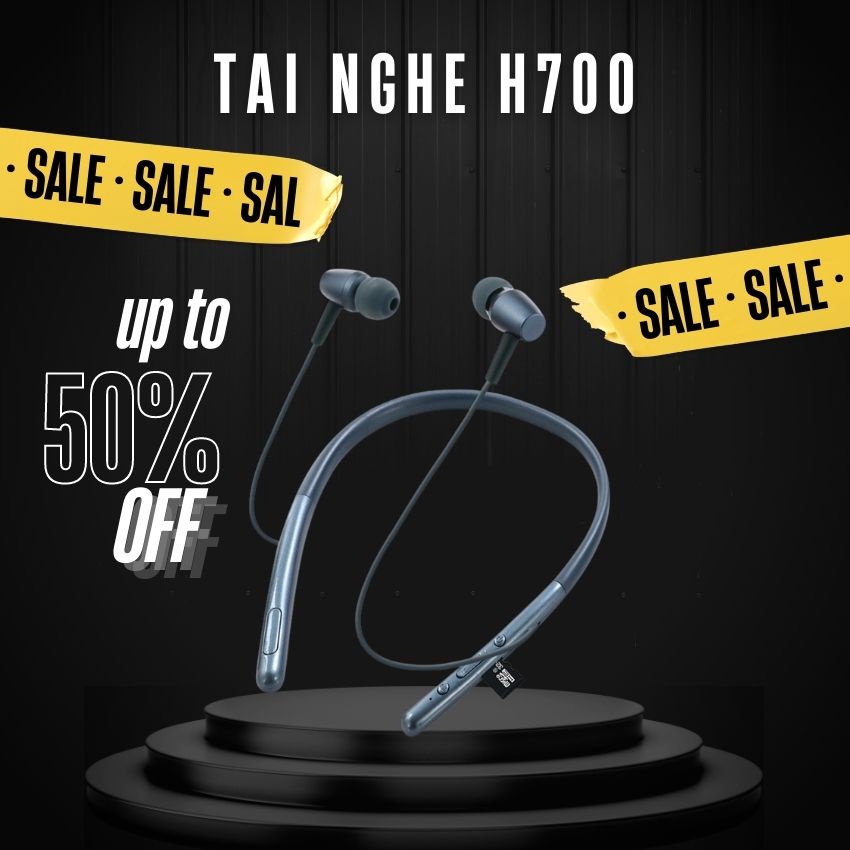 Tai nghe Bluetooth  WI-H700 /Kivee - quàng cổ -🔥FREESHIP🔥 âm thanh chuẩn HIFI bass treble rõ ràng Nino.shop1