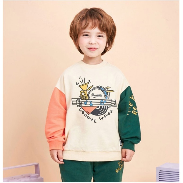 Áo nỉ Hàn Quốc kèn Trumpet bé trai aj2gse08 AD2