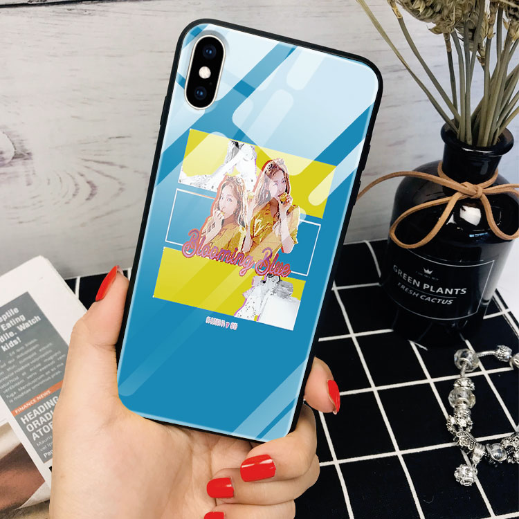 Ốp Chungha - Blooming Blue Huyền Ảo Iphone 7/7Plus/8/8Plus/X/Xs/Xs Max/11/11 Promax/12/12 Promax Lpc18011519