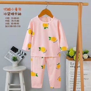 Bộ cotton xuất Hàn và cotton thun lạnh dài tay cho bé gái size đại 33-37kg