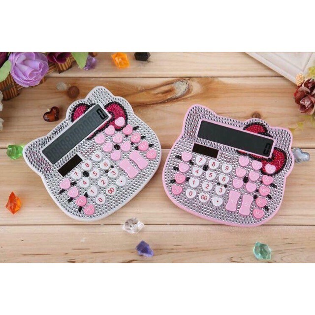 FREESHIP 50K_Máy tính Hello kitty đính đá dễ thương | BigBuy360 - bigbuy360.vn