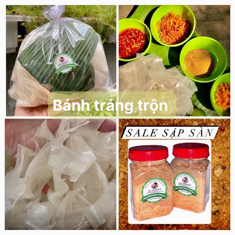 Mã GROXUAN1 giảm 8% đơn 150K 0.5kg Bánh tráng rìa phơi sương + hủ muối