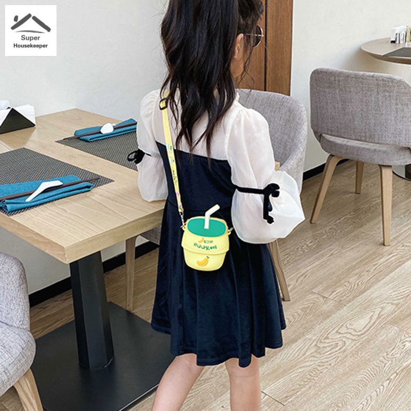 Túi đeo chéo mini hình quả bơ dễ thương cho bé gái