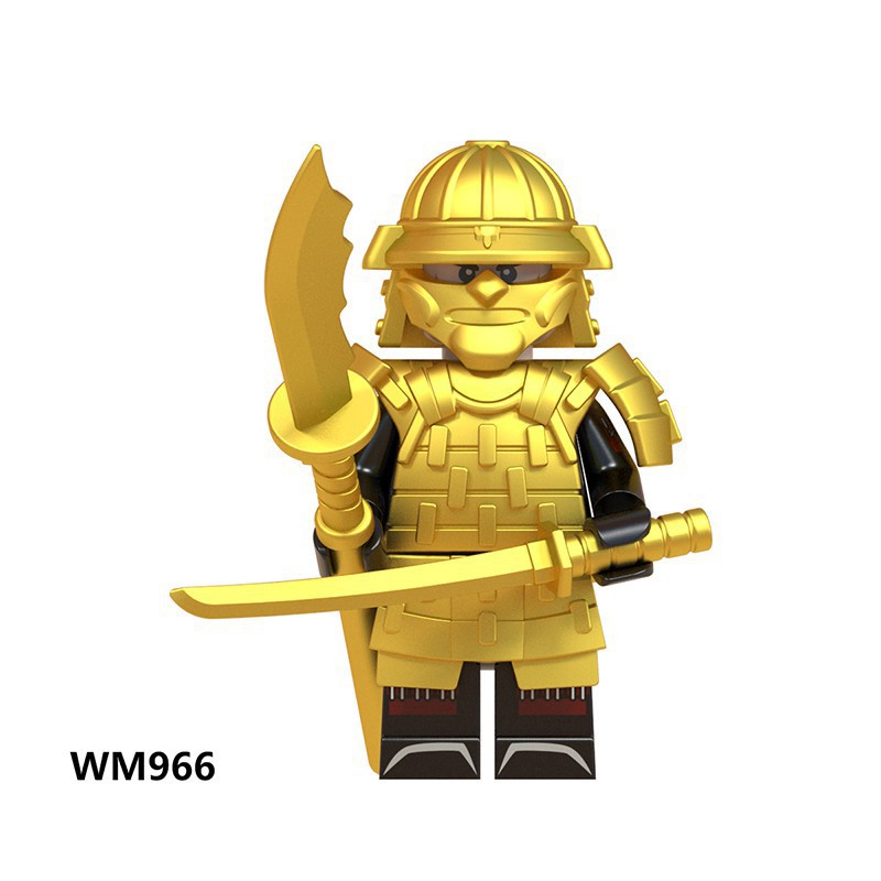 Combo 16 Minifigures Samurai Full Giáp Tuyệt Đẹp - Đồ Chơi Lắp Ráp WM6090 WM6096