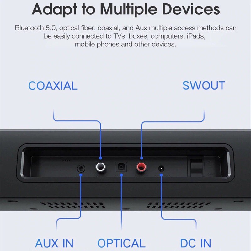 Sounbar 2.1 xiaomi MDZ-35-DA,-Dàn Loa 2.1 Xiaomi TV Speaker Theater Edition 100W 6.5inch Subwoofer
