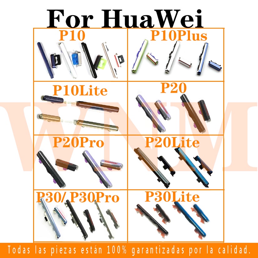 Nút Nguồn + Nút Nguồn + Nút Bấm Thay Thế Chuyên Dụng Cho huawei p10 plus p20 p30 pro lite