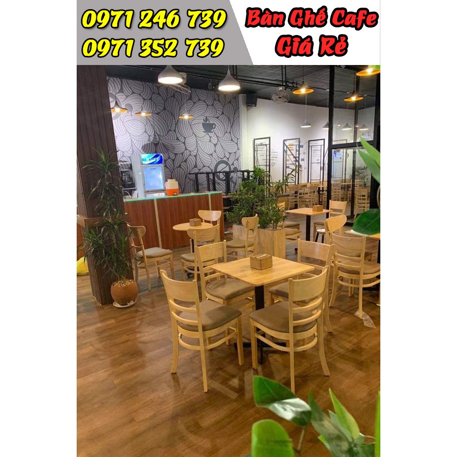 Ghế gỗ cafe thanh lý