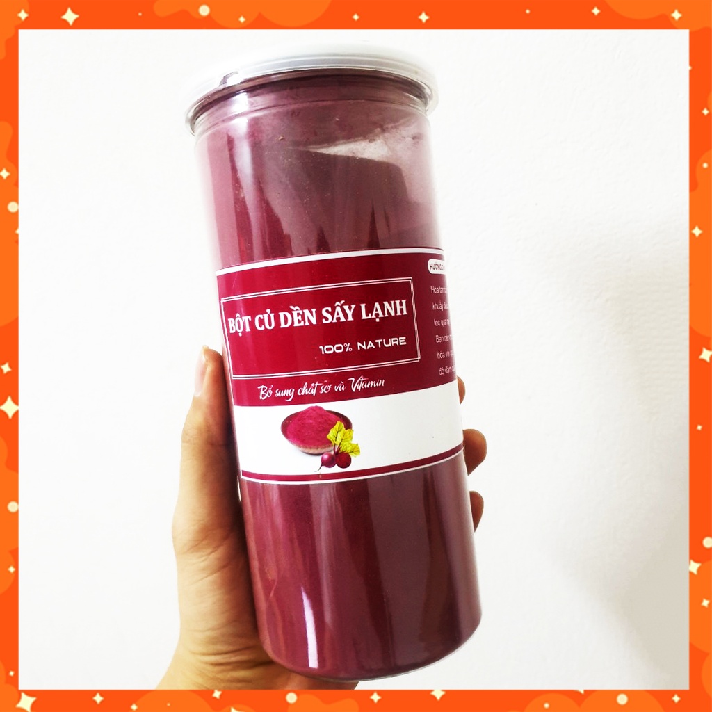 [Mã 253FMCGSALE giảm 8% đơn 500K] Bột củ dền đỏ 500g sấy lạnh nguyên chất, tạo màu tự nhiên