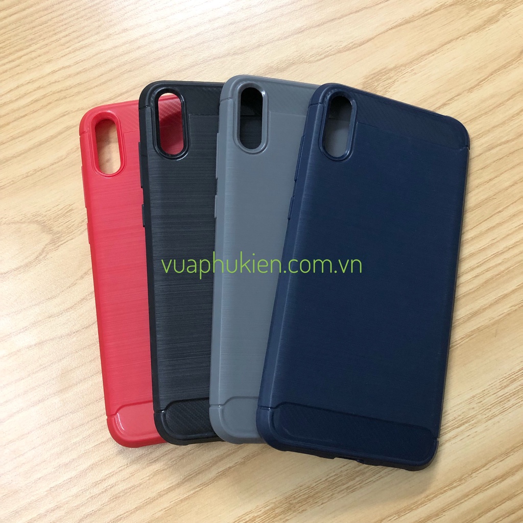 Ốp lưng Huawei Y7 Pro 2019 Rugged Armor vân sợi carbon đẹp nhất, cao cấp - vuaphukien